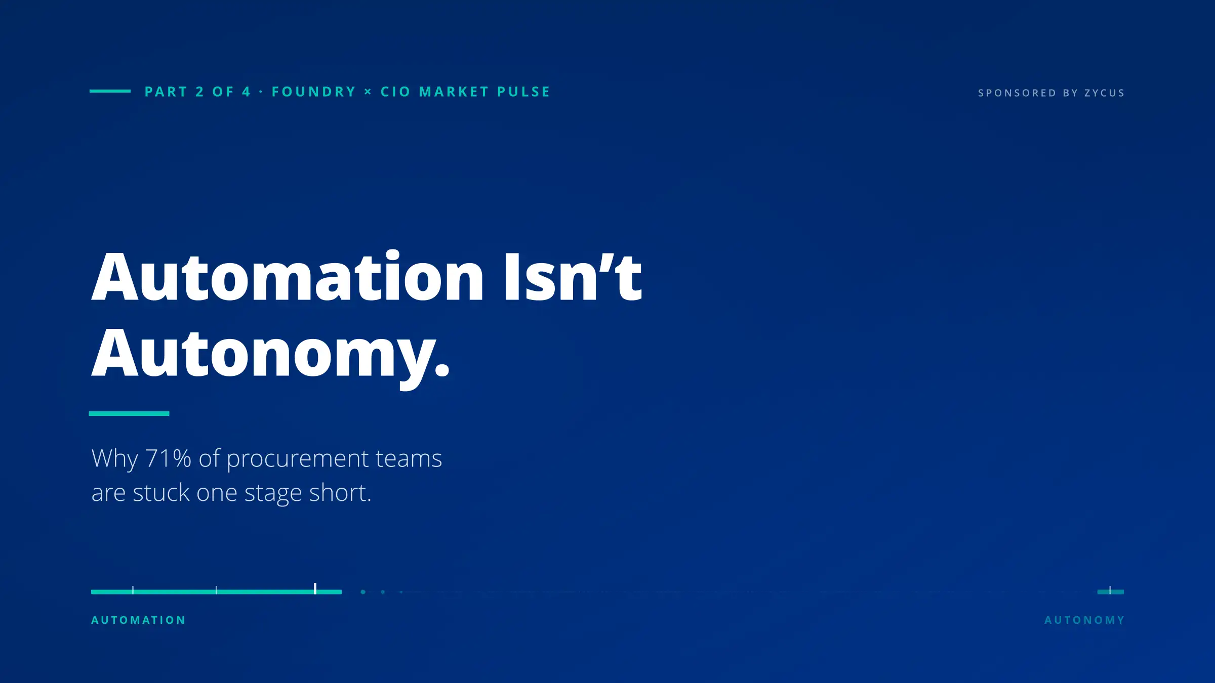 Autonomous Procurement: Why 71% of Teams Stall