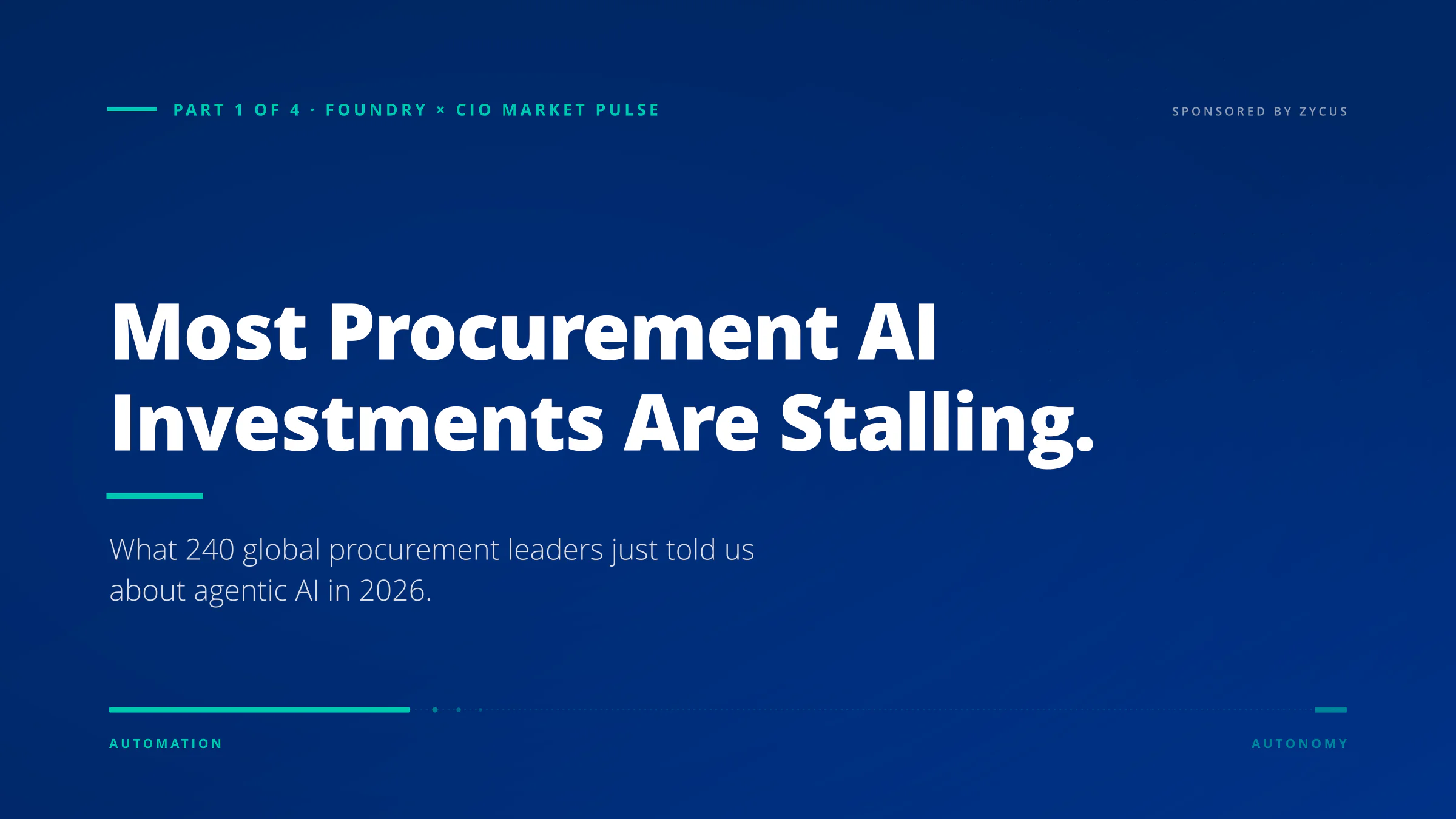 Why Procurement AI is Stalling