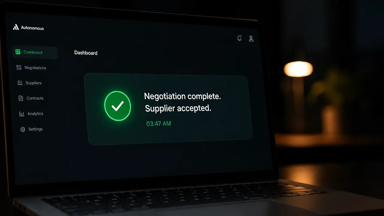Autonomous Negotiation